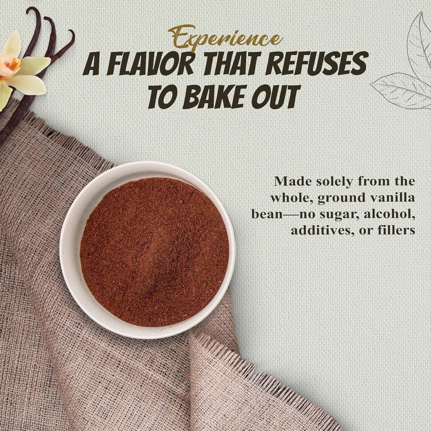 Organic Madagascar Vanilla Powder